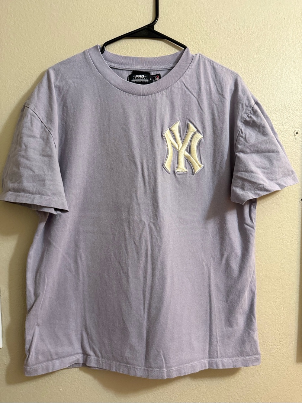 Lavender Short-Sleeve Logo Tee with Chest Patch